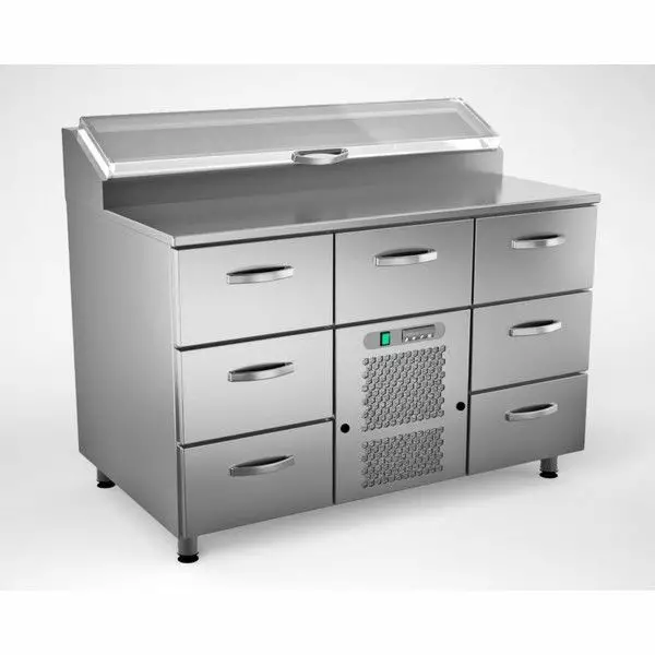 KYLMÄKÖN TYÖPÖYTÄ RTP1207 - Ravintolan kylmävetolaatikostot - 200040 - 1