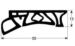 Metos vaunu uunin vaunun tiiviste SCC - Metos uunin oven tiivisteet - 200472 - 1