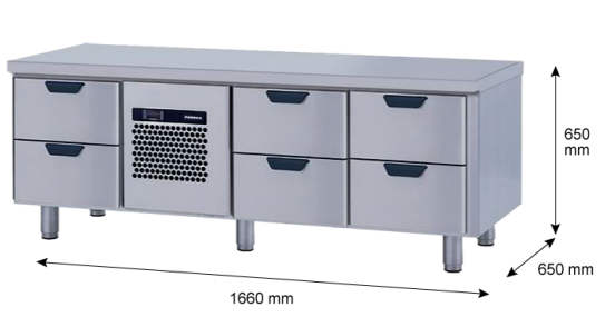 Grillivetolaatikko CL-GNL-2-CE-2-2 - Ravintolan kylmävetolaatikostot - 200143 - 1