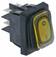 Verkkokytkin, 1-0, 22x30mm, 2xNO, keltainen, 250V, 20A - Lämpöhauteiden Kytkimet ja vääntimet - 100424 - 1