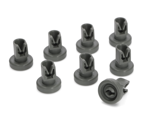 Electrolux koripyöräsarja 25mm harmaa - Astianpesukoneiden Korirullat - 100124 - 1