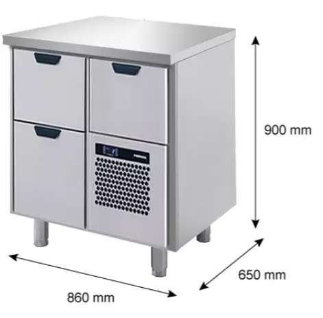 Juomavetolaatikko CL-D-2-CDE - Ravintolan kylmävetolaatikostot - 200144 - 1