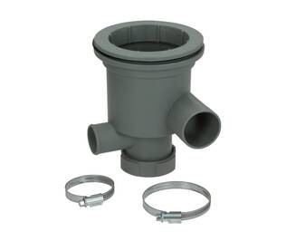 Pesualtaan poistoyhde luukkupesukone Electrolux/Zanussi - Electrolux astianpesukoneen vesiosat - 100335 - 1