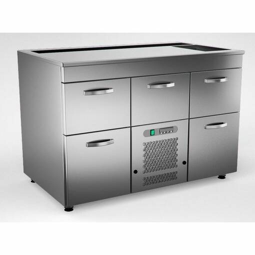 BAARIMESTARINPÖYTÄ RB 1205O - Ravintolan kylmävetolaatikostot - 200035 - 1