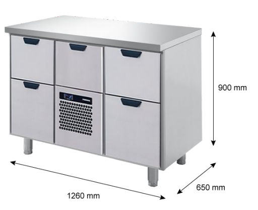 Juomavetolaatikko CL-D-2-CDE-2 - Ravintolan kylmävetolaatikostot - 200145 - 1