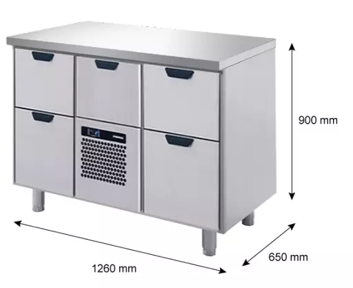 Juomavetolaatikko CL-D-2-CDE-2 - Ravintolan kylmävetolaatikostot - 200145 - 1
