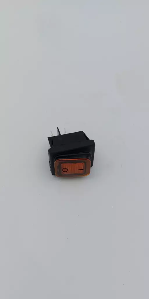 Kytkin 1-0, 20x30mm, oranssi valolla - Lämpöhauteiden Kytkimet ja vääntimet - 200715 - 1