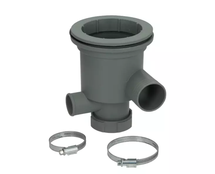 Pesualtaan poistoyhde luukkupesukone Electrolux/Zanussi - Electrolux astianpesukoneen vesiosat - 100335 - 1