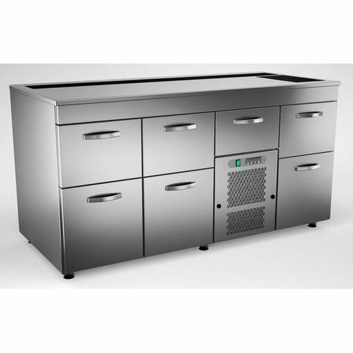 BAARIMESTARINPÖYTÄ RB1607 - Ravintolan kylmävetolaatikostot - 200036 - 1