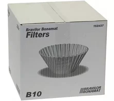 Bravilor Bonamat suodatinpaperi B10 152/437 - Ravintolan kahvinkeittimen suodatinpaperit - 100057 - 1