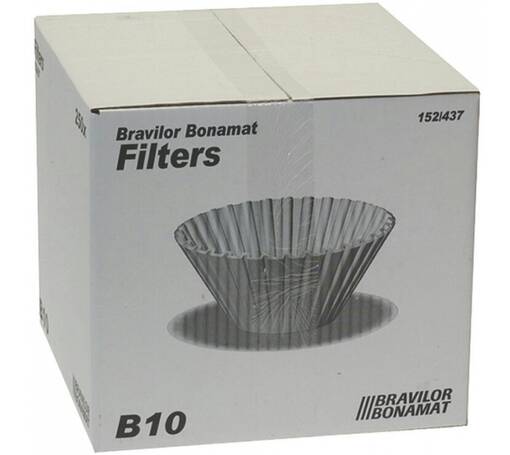 Bravilor Bonamat suodatinpaperi B10 152/437 - Ravintolan kahvinkeittimen suodatinpaperit - 100057 - 1