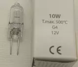 Pizzauunin lamppu 500C 10W - Ravintolan uunien valot ja tiivisteet - 200428 - 1