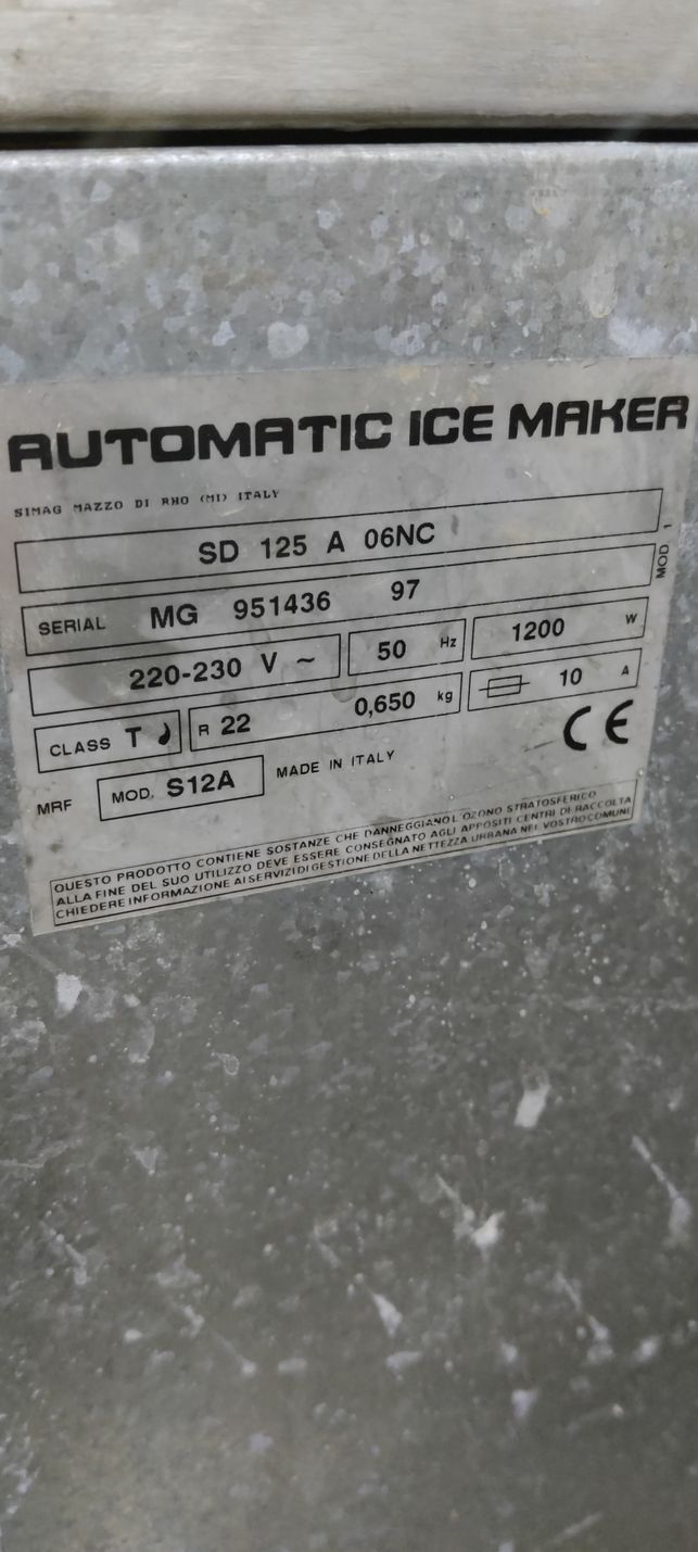 Simag jääpalakone 125kg/24h